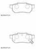 ASIMCO KD1745 Brake Pad Set, disc brake